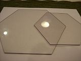 Lexan hexagon templates