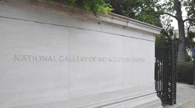 Entrance to the National Gallery of Art-Sculpture Garden