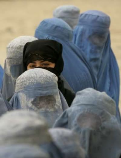Afghan women prior to GWB