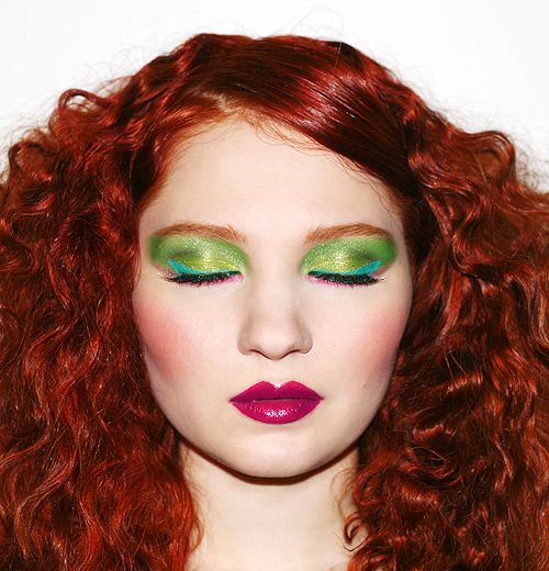 colorful makeup looks. Lime Criminal: makeup tutorial