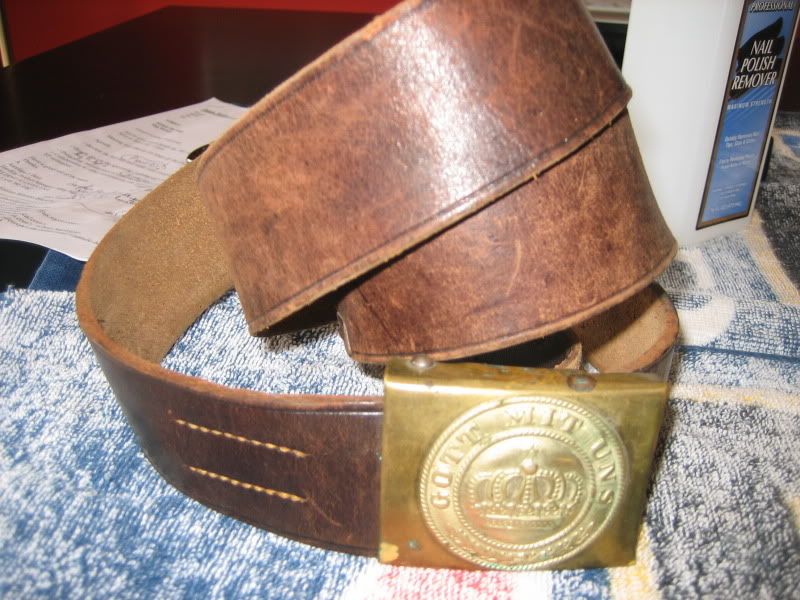 Ww2 Nazi Party Banner Ww1 German Belt Buckle Set