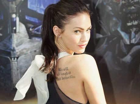 megan fox tattoos new. hair Megan+fox+tattoos+removed