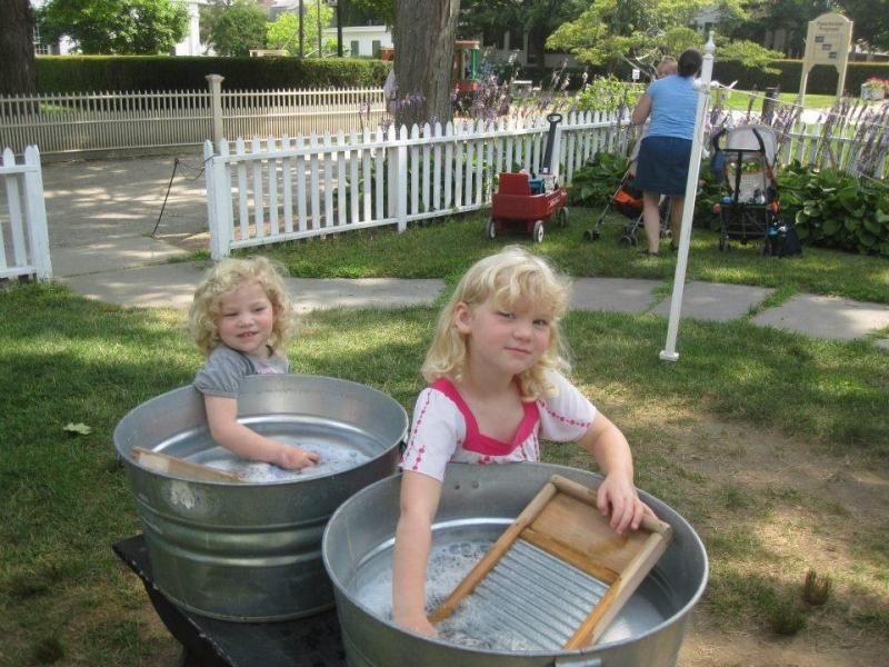 I'm thankful we don't have to wash our clothes this way.