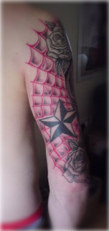 spider web tattoo on elbow. Spider+web+prison+tattoo