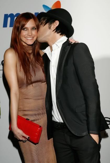 Pete Wentz and Ashlee Simpson