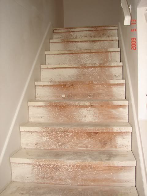 Wooden stairs
