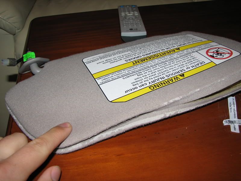 how to fix floppy visor