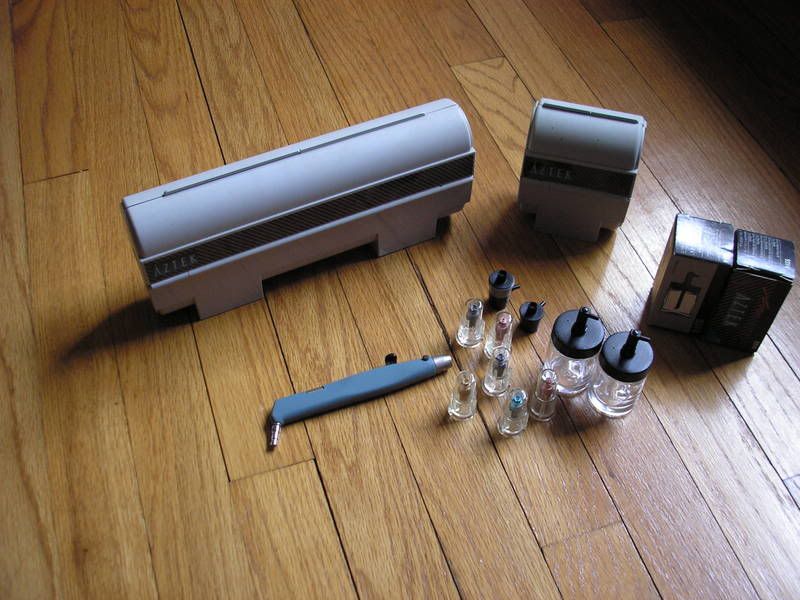 Aztek by Testors Airbrush kit w/ extras