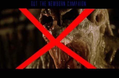 Gut the newborn campaign poster