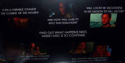 Lost Blu Ray DVD title, disc 4