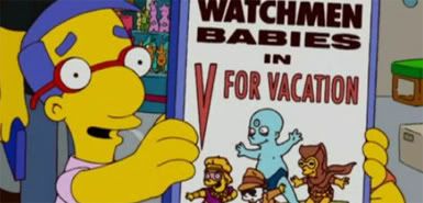 The Simpsons Watchmen spoof