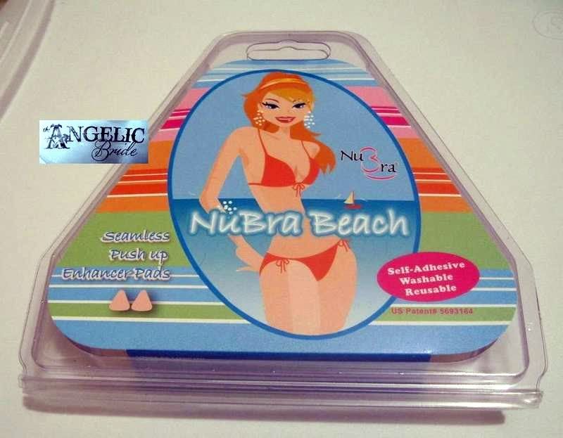 NuBra Beach Bikini Triangle Silicone Push Up Breast Pad Adhesive Enhancer Forms