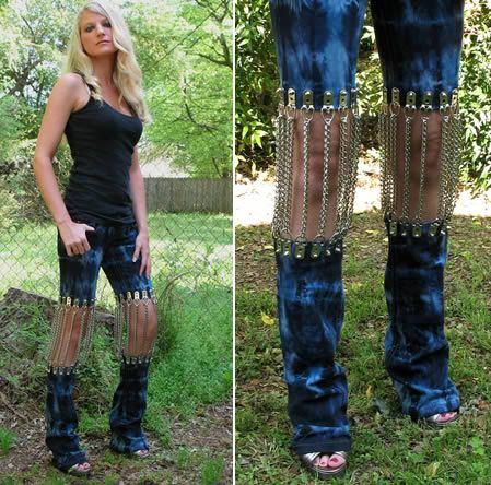 chain jeans