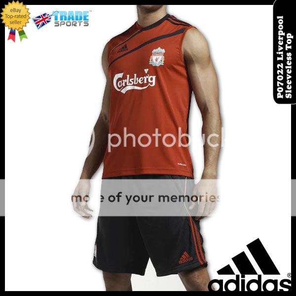 ADIDAS MENS BIG SIZE LIVERPOOL SLEEVELESS VEST SHIRT  