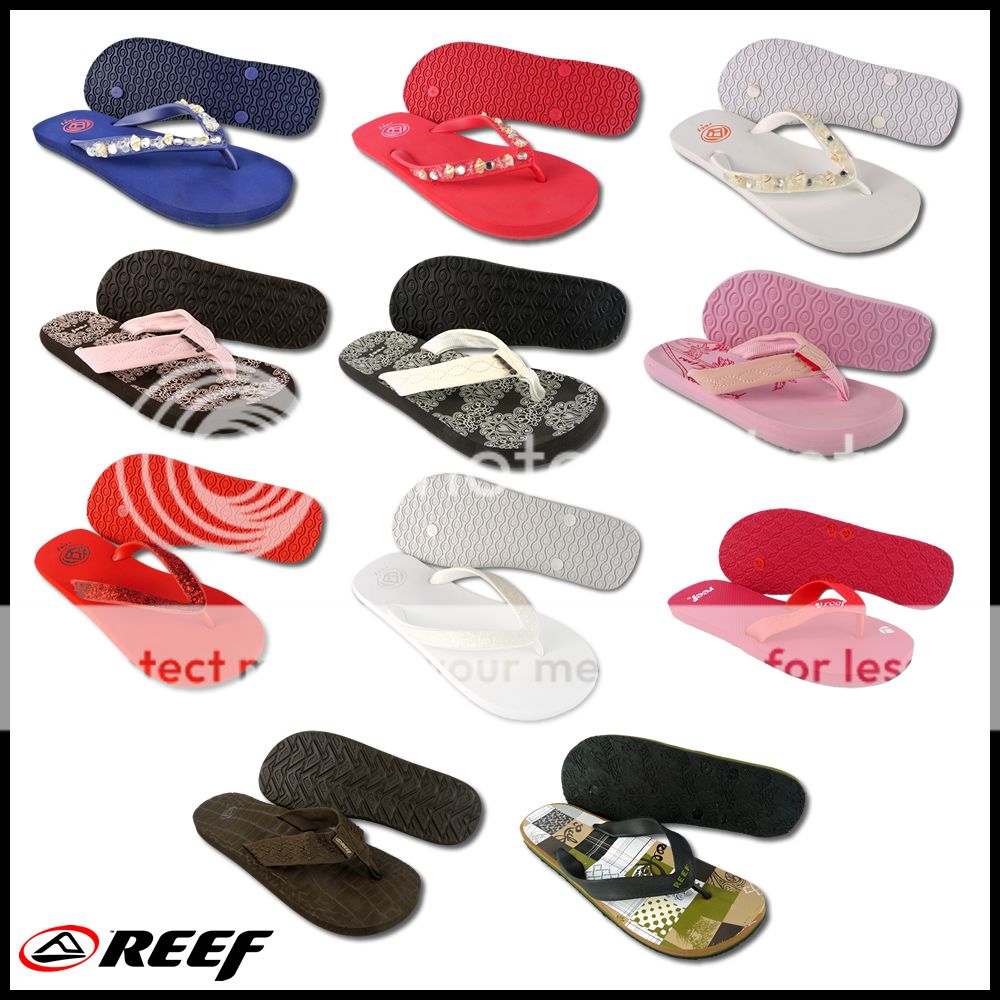 MENS/WOMENS REEF FLIP FLOPS SANDALS HOLIDAY ALL SIZES | eBay