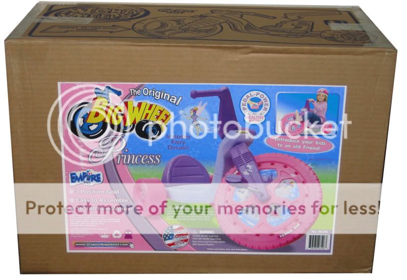 NEW Original Princess Big Wheel 16 Pink 70s Favorites  