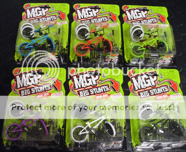 Madd MGP Big Stunts Mini BMX Finger Toys *6 to Collect* *NEW*  