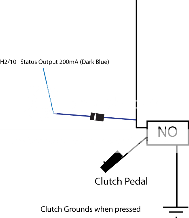clutch bypass relay or diode? -- posted image.