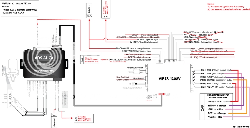 2010 acura tsx viper 4205V -- posted image.