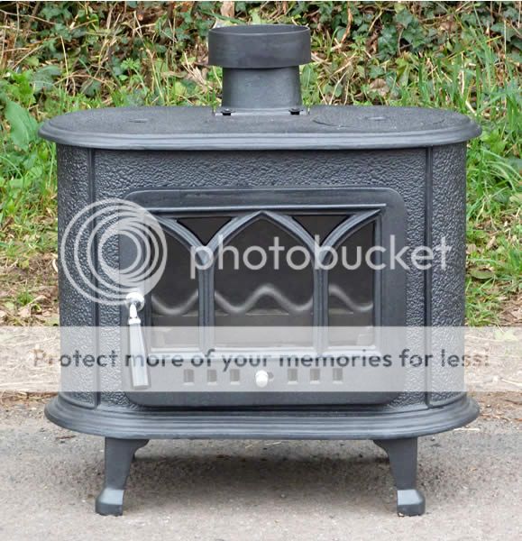 Ladybird Small 3 > 4.5kw Cast Iron Stove wood Burning Multi Fuel Stove