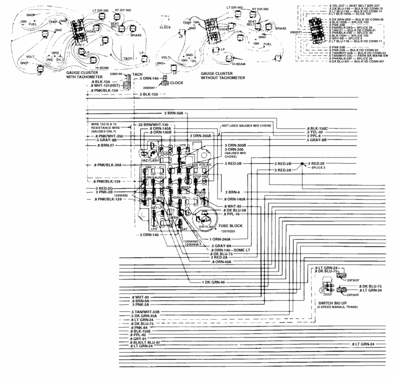 1979 Chevy Truck Fuse Box Diagram