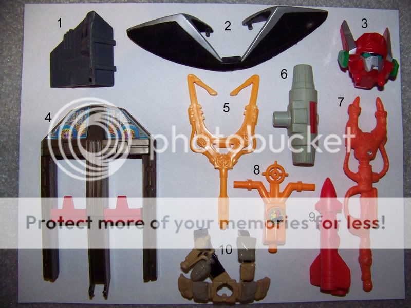 Action Figure weapons, Parts & Accessories to ID