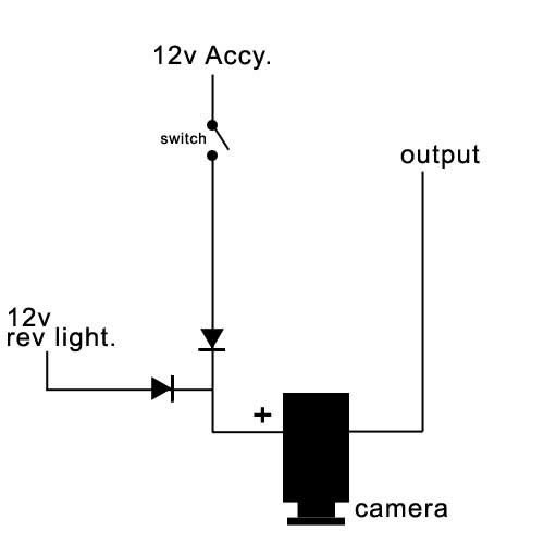 backup camera wiring diagram, look right? -- posted image.