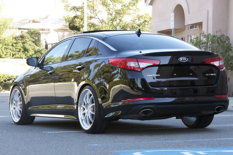 20x9 forgestars and ark lowering springs lots of pics kia optima forums