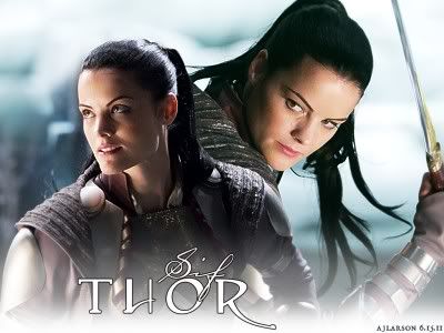Jaimie Alexander as Sif in 'Thor'