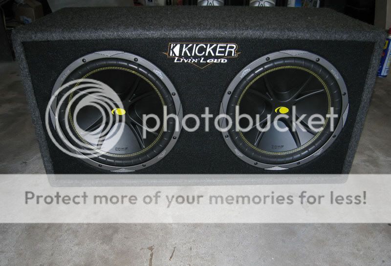 Kicker Dual 12 Subwoofer System, Kicker 6.5inch Speakers, Panasonic MP3 ...