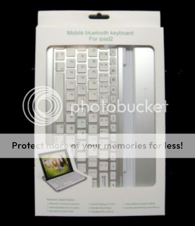   iPad2 Aluminum Coque Alu avec Clavier Bluetooth sans fil pour 